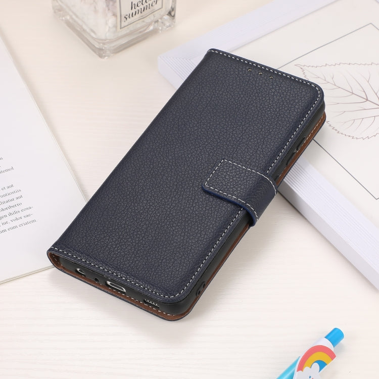 For Motorola Moto G30 / G20 / G10 4G Litchi Texture PU + TPU Horizontal Flip Leather Case with Holder & Card Slots & Wallet(Blue) by buy2fix