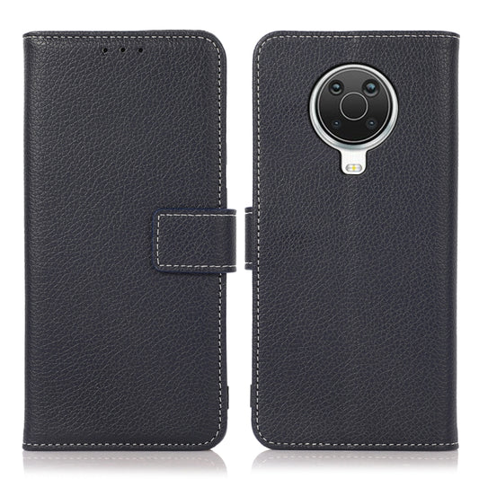 For Nokia G20 Litchi Texture PU + TPU Horizontal Flip Leather Case with Holder & Card Slots & Wallet(Blue) by buy2fix