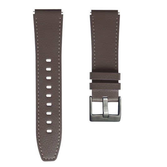 For Huawei Watch GT2 Pro Leather Watch Band(Grey) by buy2fix
