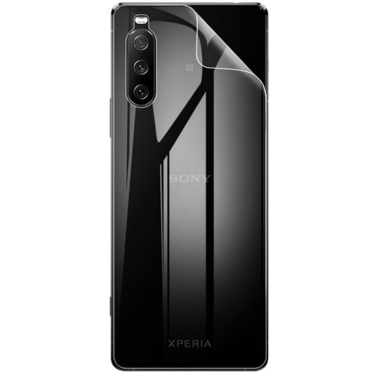 For Sony Xperia 10 III 2 PCS IMAK 0.15mm Curved Full Screen Protector Hydrogel Film Back Protector by imak