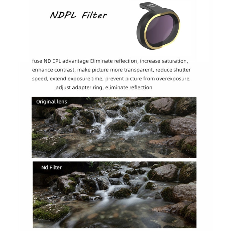 JSR for FiMi X8 mini Drone 4 in 1 ND8PL + ND16PL + ND32PL + ND64PL Lens Filter Kit by JSR