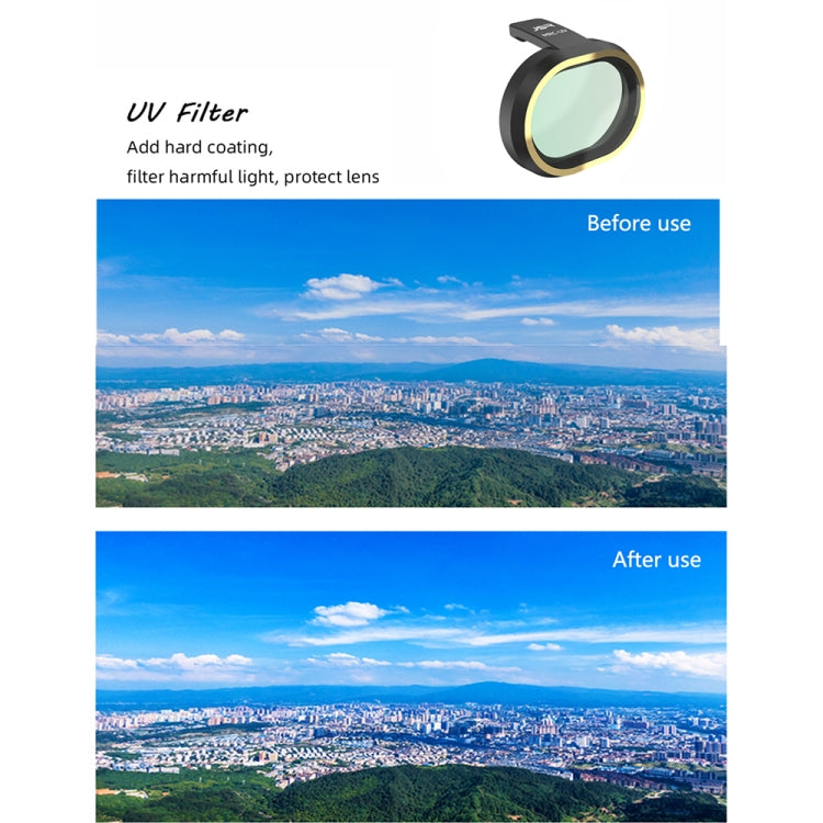JSR for FiMi X8 mini Drone 8 in 1 UV + CPL + ND8 + ND16 + ND32 + STAR + NIGHT Lens Filter Kit by JSR