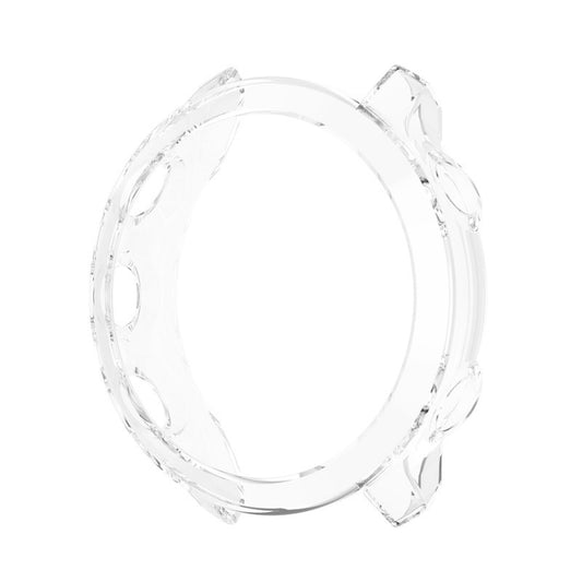 For Garmin Forerunner 158 / 55 Half Coverage Hollowed TPU Protective Case(Transparent White) by buy2fix