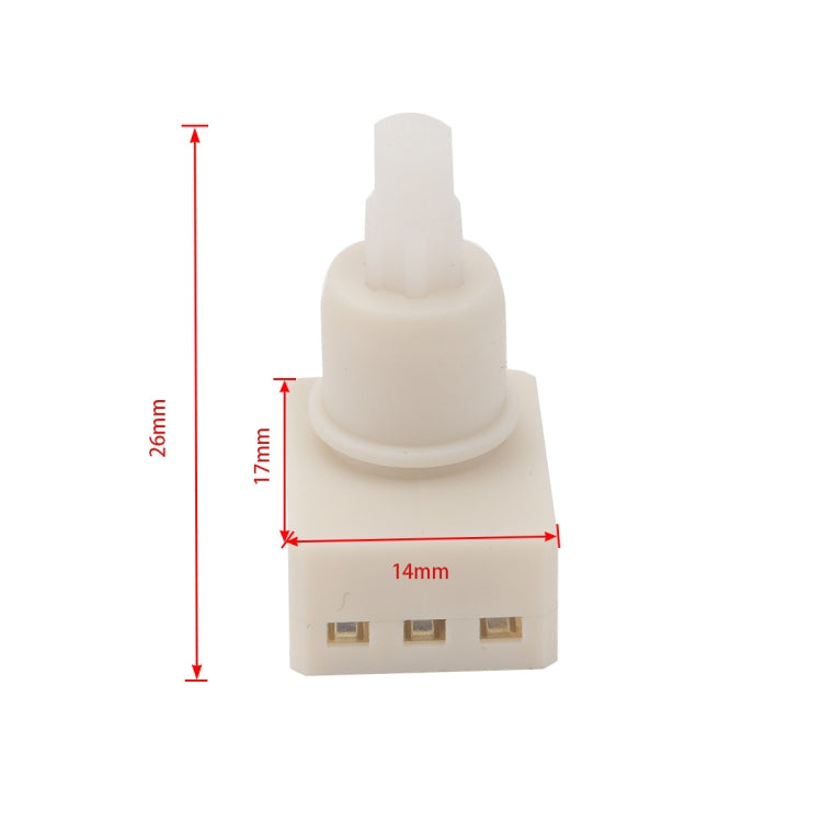 A5742 1 Pair Car Interior Ceiling Lights Switch 34404-SDA-A21 for Honda White by buy2fix