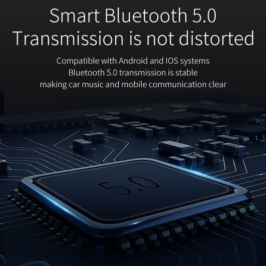 BC52 QC3.0 Fast Charging Car Colorful Atmosphere Light Bluetooth MP3 Player FM Transmitter by buy2fix