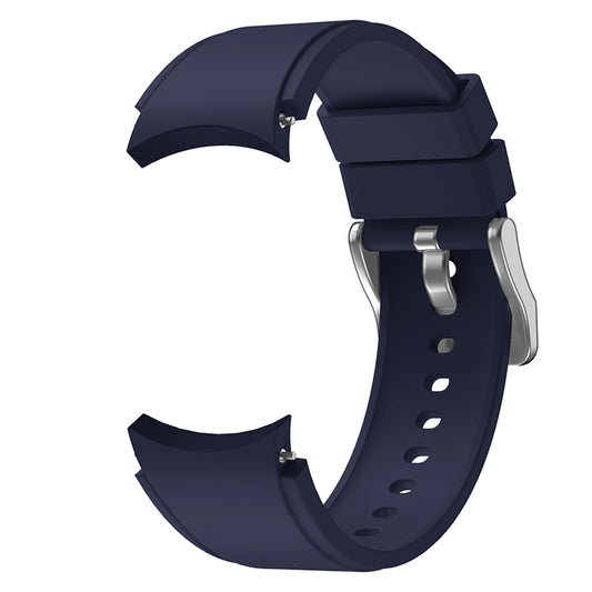 For Samsung Galaxy Watch4 44mm Silicone Watch Band(Midnight Blue) by buy2fix