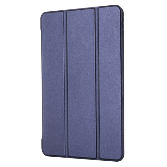 For Huawei MatePad 11 (2021) GEBEI Shockproof Horizontal Flip Leather Case with Three-folding Holder(Blue) by GEBEI