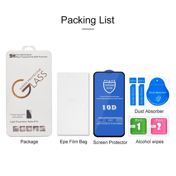 For iPhone 14 Plus / 13 Pro Max 9H 10D Full Screen Tempered Glass Screen Protector(Black) by buy2fix