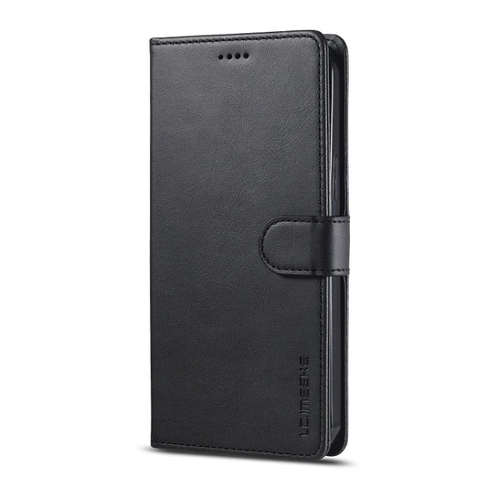 For iPhone 13 mini LC.IMEEKE Calf Texture Horizontal Flip Leather Case with Holder & Card Slots & Wallet (Black) by LC.IMEEKE