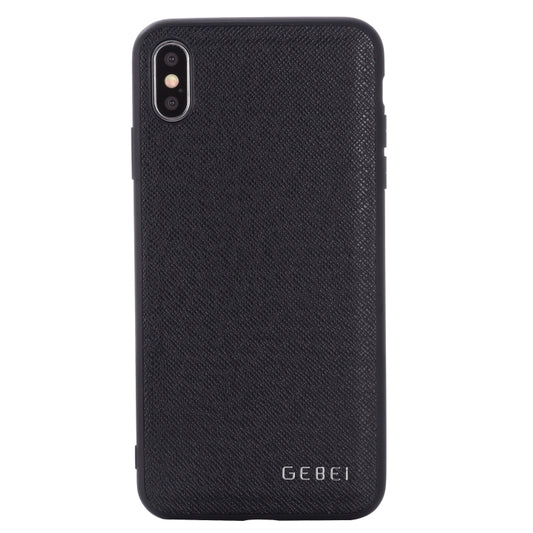 For iPhone 11 GEBEI Full-coverage Shockproof Leather Protective Case(Black) by GEBEI