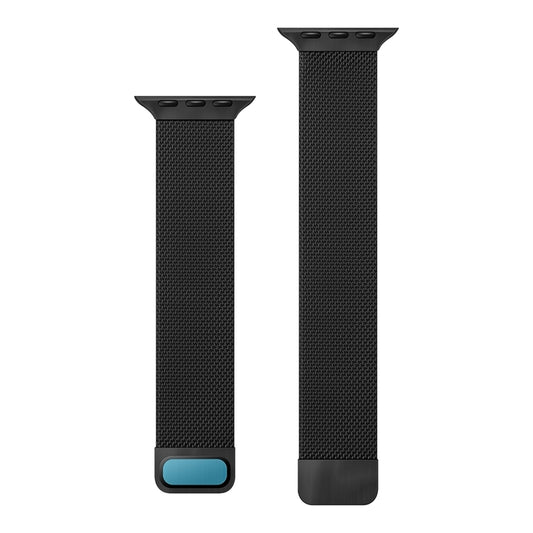 Adjustable Dual Section Milan Watch Band For Apple Watch Ultra 49mm&Watch Ultra 2 49mm / Series 9&8&7 45mm / SE 3&SE 2&6&SE&5&4 44mm / 3&2&1 42mm(Black) by buy2fix