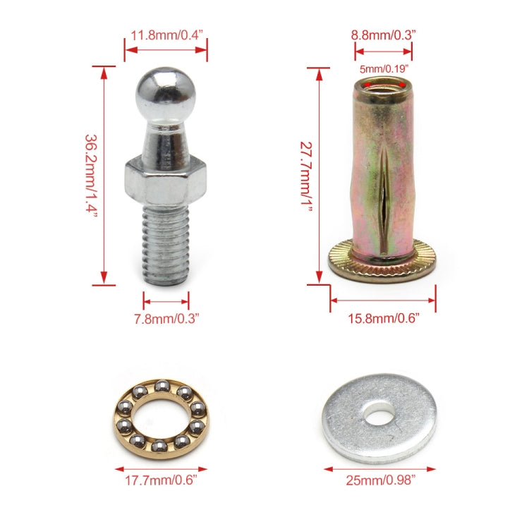 Rear Trunk Tail Plate Downturn Damping Hydraulic Support Rod for Can-Am Maverick X3 2017-2020 by buy2fix