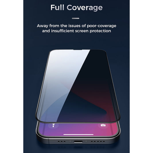 For iPhone 13 / 13 Pro JOYROOM JR-PF902 Knight Series 2.5D Silk Screen Full Screen Anti-spy Tempered Glass Film by JOYROOM