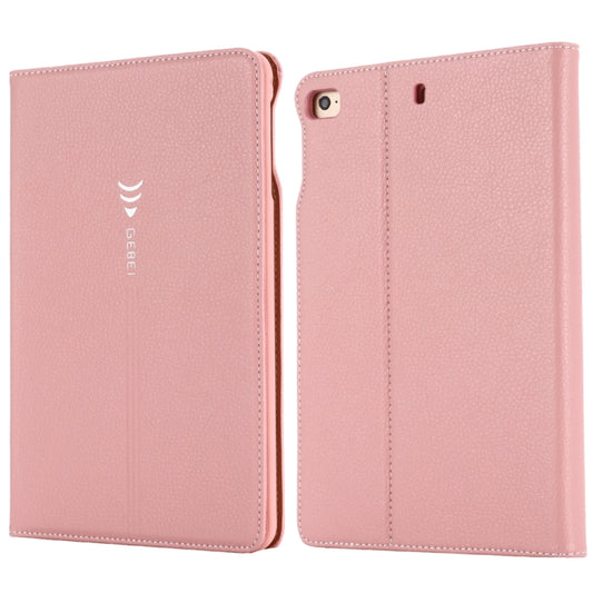 For iPad Mini 2019 & 4 & 3 & 2 & 1 GEBEI PU+TPU Horizontal Flip Protective Case with Holder & Card Slots(Rose Gold) - iPad mini (2019) / mini 5 Cases by GEBEI | Online Shopping UK | buy2fix