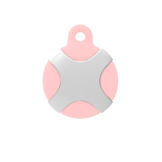 Waterproof Sealing Strip Anti-Scratch Shockproof Rugged Silicone Case For AirTag(Pink Grey) by buy2fix