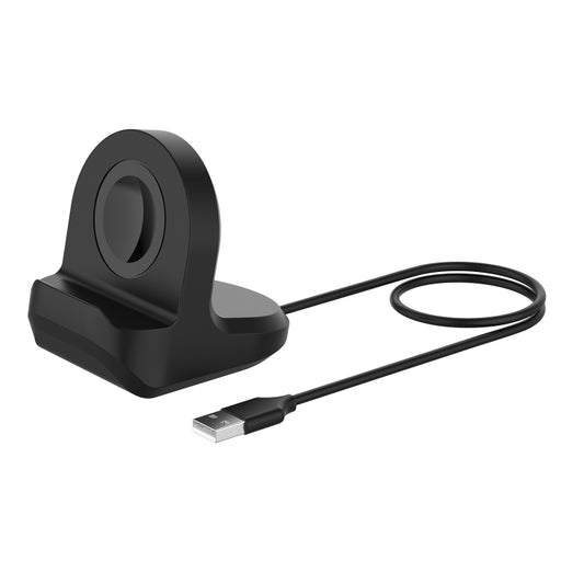 For Samsung Galaxy Watch4 Classic / Galaxy Watch4 Universal Silicone Charging Stand Holder without Charging Cable(Black) by buy2fix
