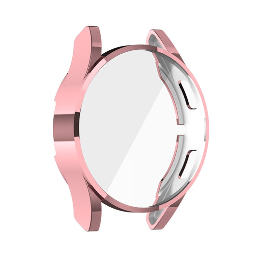 For Samung Galaxy Watch4 40mm Full Coverage TPU Electroplating Protective Case Cover(Pink) by buy2fix