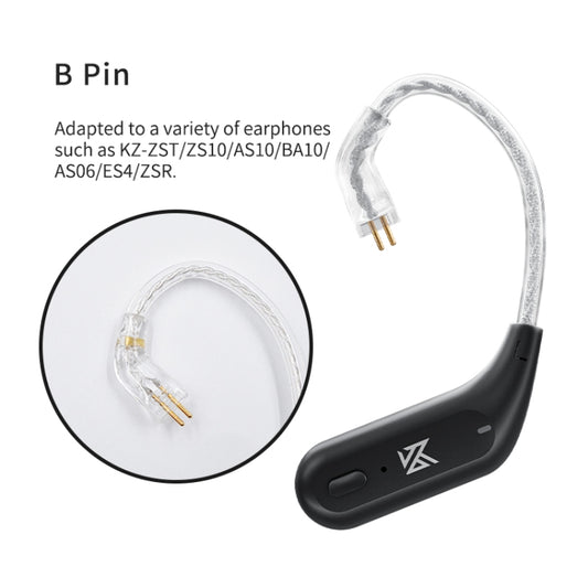 KZ AZ09 Bluetooth Earphone Ear Hook 5.2 Wireless Bluetooth Module Upgrade Cable, Style:B by KZ