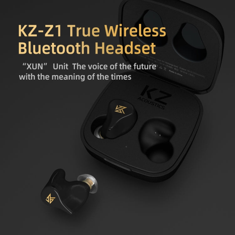 KZ Z1 1DD Dynamic True Wireless Bluetooth 5.0 Sports In-ear Earphone(Green) by KZ
