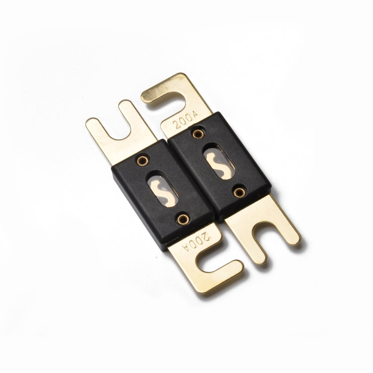 A0109 5 PCS 200A Gold-plated Large Forkbolt Car ANL Fuse by buy2fix