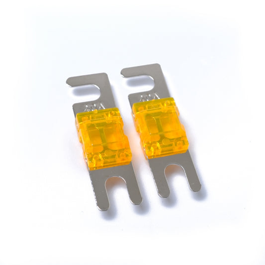 A0302 Dark Orange 5 PCS Car Audio AFS Mini ANL 40A Fuse Nicked Plated by buy2fix