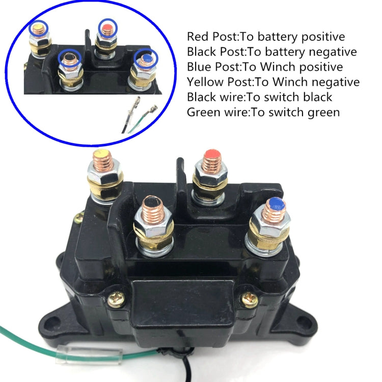 A0397 12V 250A ATV Electric Winch Relay Heavy Duty Solenoid Contactor by buy2fix