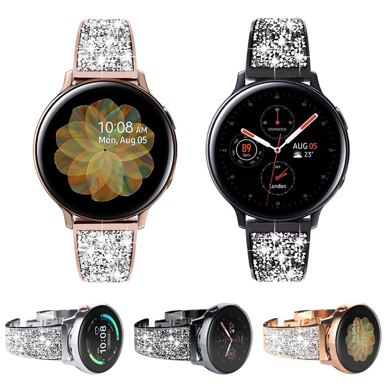 For Xiaomi Haylou RS3 / Suunto 9 Peak 22mm Universal Stainless Steel Metal Watch Band(Rose Gold) by buy2fix