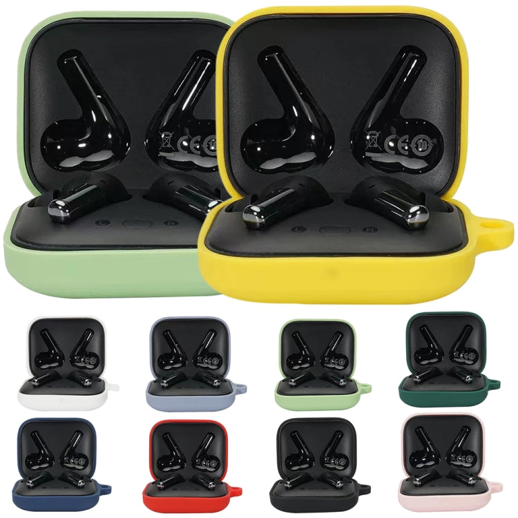 For OnePlus Buds Pro Silicone Anti-fall Wireless Earphone Protective Case(Black) by buy2fix