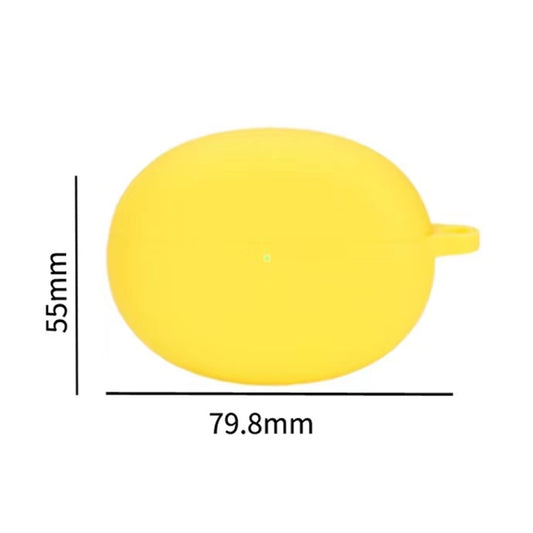For OPPO Enco Free 2 Anti-fall Wireless Earphone Silicone Protective Case with Hook(Grass Green) by buy2fix