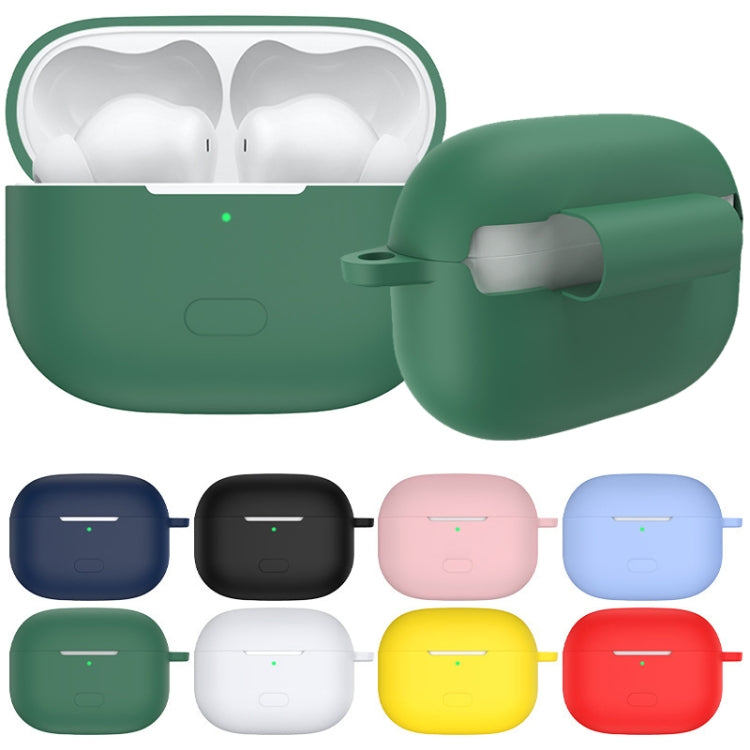 For vivo TWS 2e Anti-fall Wireless Earphone Liquid Silicone Protective Case(Midnight Blue) by buy2fix