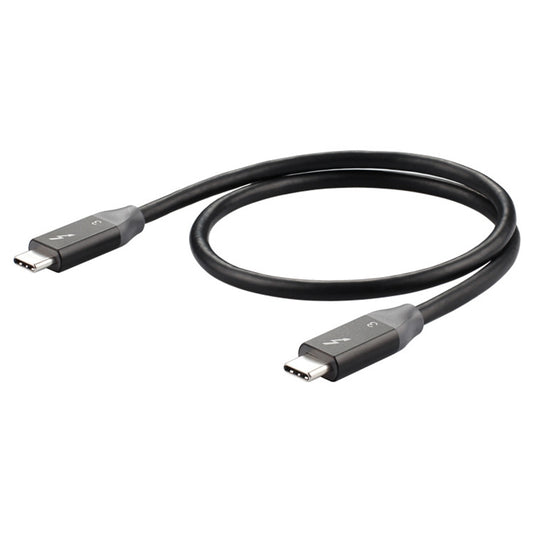 100W USB-C / Type-C 4.0 Male to USB-C / Type-C 4.0 Male Two-color Full-function Data Cable for Thunderbolt 3, Cable Length:0.95m by buy2fix