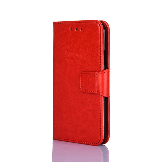 For Infinix Smart 4 Crystal Texture Horizontal Flip Leather Case with Holder & Card Slots & Wallet(Red) by buy2fix