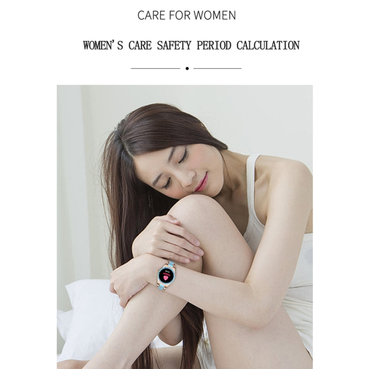 Z73 1.09 inch Touch Screen Smart Bracelet, Support Sleep Monitoring / Heart Rate Monitoring / Voice Control / Women Menstrual Cycle Reminder(White) by buy2fix