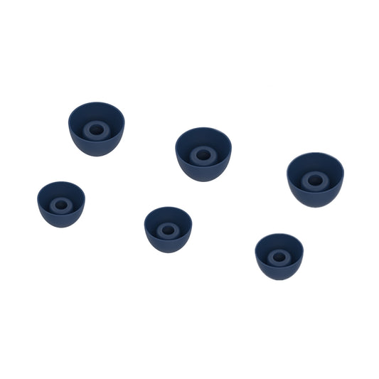 For Samsung Galaxy Buds2 Wireless Earphone Silicone Earplug Sleeve Ear Cap Earmuffs(Midnight Blue) by buy2fix