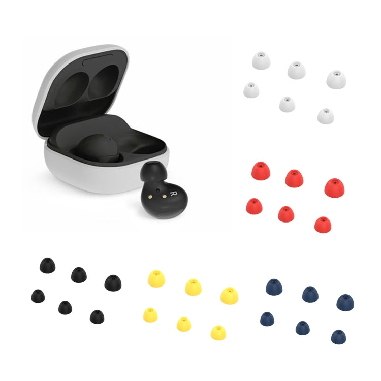 For Samsung Galaxy Buds2 Wireless Earphone Silicone Earplug Sleeve Ear Cap Earmuffs(Red) by buy2fix
