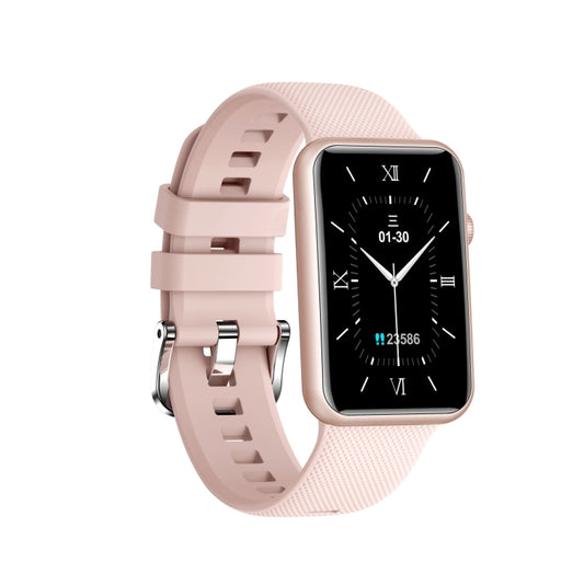 HT5 1.57 inch IPS Touch Screen IP68 Waterproof Smart Watch, Support Sleep Monitoring / Heart Rate Monitoring / Body Temperature Monitoring / Bluetooth Call(Pink) by buy2fix