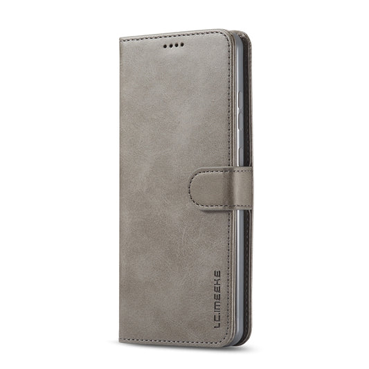 For Xiaomi Mi 11T / 11T Pro LC.IMEEKE Calf Texture Horizontal Flip Phone Leather Case with Holder & Card Slots & Wallet(Grey) by LC.IMEEKE