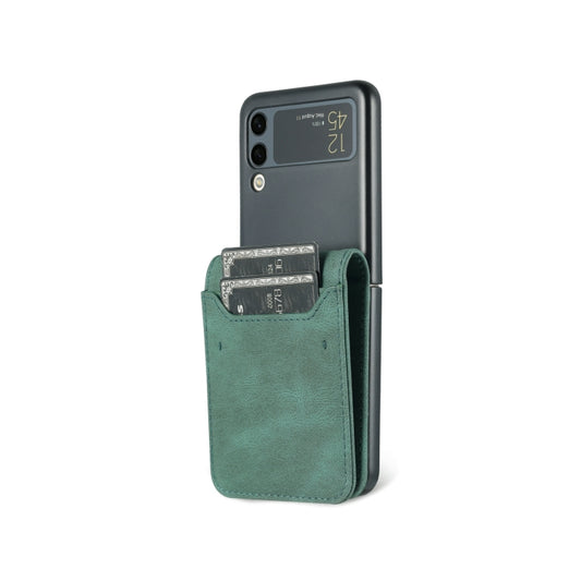 For Samsung Galaxy Z Flip3 5G AZNS Dream II Skin Feel PU+TPU Horizontal Flip PU Phone Case(Green) by GKK