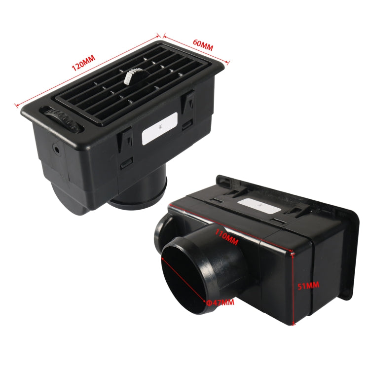 A5680 Modified RV Dashboard Air Outlet Bus Air-conditioning Outlet by buy2fix