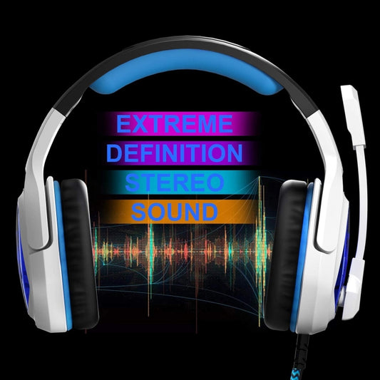 SADES MH901 7.1 Channel USB Adjustable Gaming Headset with Microphone(Blue White) by SADES