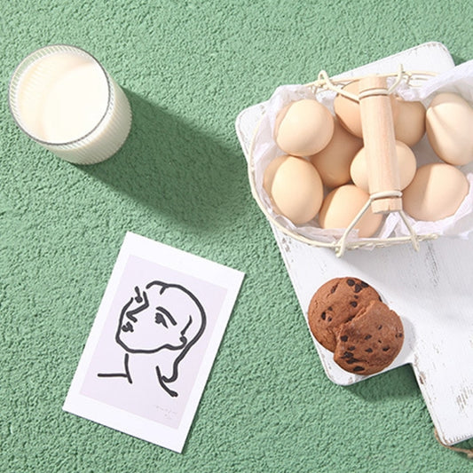 80 x 60cm PVC Backdrop Board Coarse Sand Texture Cement Photography Backdrop Board(Grey Bean Green) by buy2fix