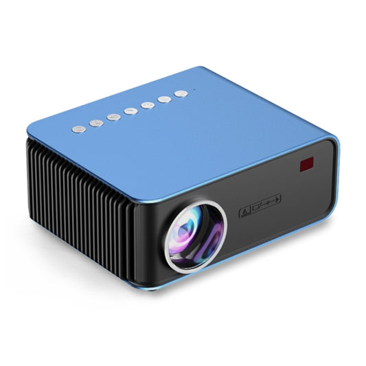 T4 Same Screen Version 1024x600 1200 Lumens Portable Home Theater LCD Projector, Plug Type:UK Plus(Blue) by buy2fix