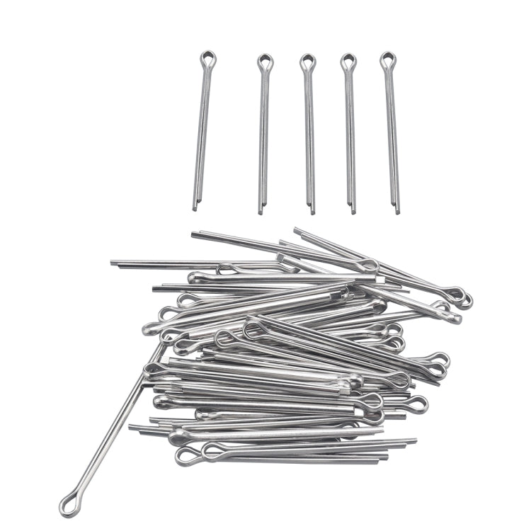 A5493 50 in 1 Stainless Steel U-shaped Split Spring Pin by buy2fix