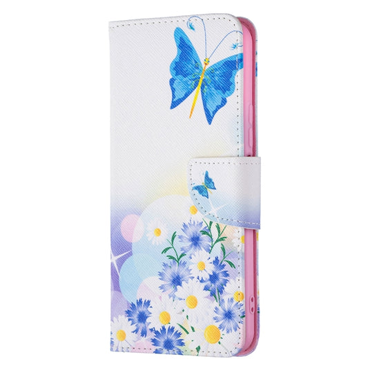 For vivo Y21 Colored Drawing Pattern Horizontal Flip Phone Leather Case with Holder & Card Slots & Wallet(Butterfly Love) by buy2fix