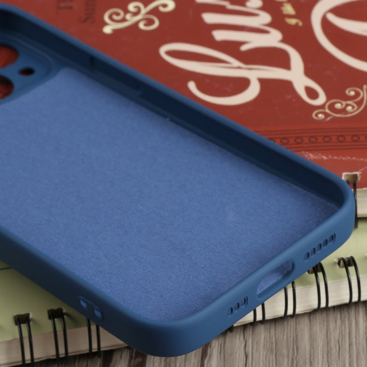 For iPhone 13 mini Liquid Silicone Shockproof Magsafe Case (Navy Blue) by buy2fix