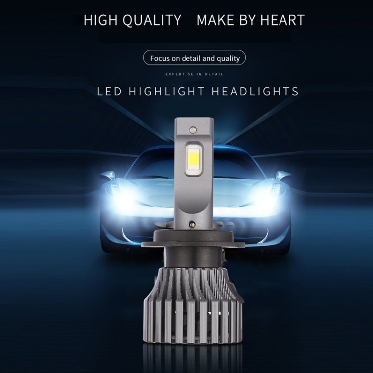 1 Pair G8 Plus H7 DC9-16V / 30W / 8000LM / 6000K IP67 Car LED 3570 Lamp Beads Headlight(White Light) by buy2fix