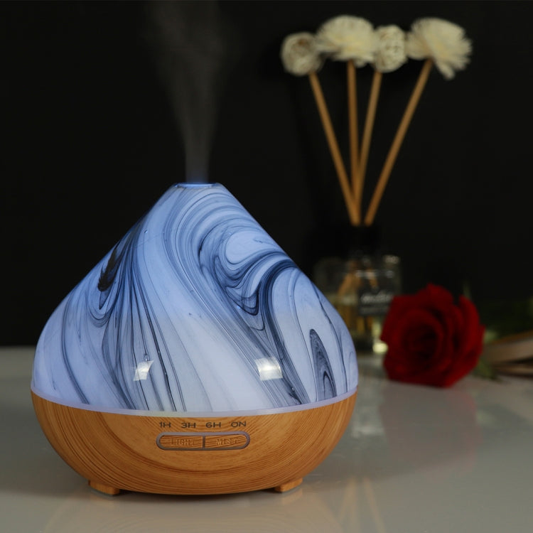 400ml Volcano Shape Humidifier Glass Aromatherapy Machine Automatic Alcohol Sprayer, Plug Specification:US Plug(Khaki) by buy2fix