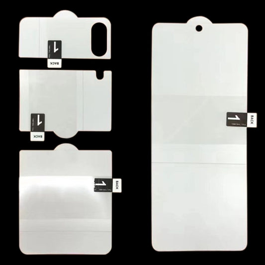 Full Screen Protector Explosion-proof Hydrogel Film For Samsung Galaxy Z Flip3 5G(Internal+External+Back Screen) by buy2fix