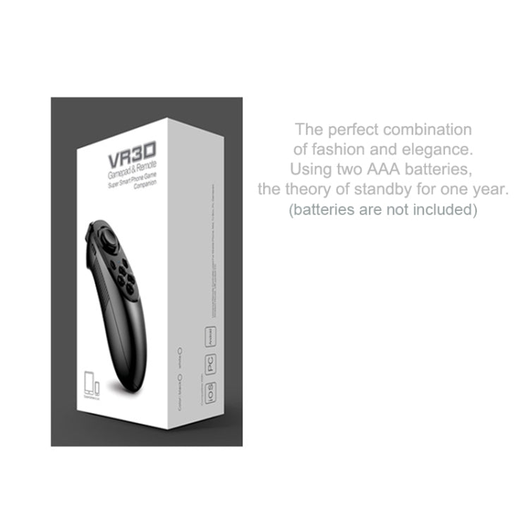 MOCUTE 052 VR Game Wireless Bluetooth Mobile Remote Control Gamepad for Android iOS PC(Black) by buy2fix