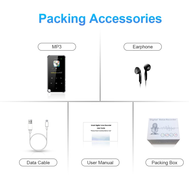 M25 Multifunctional Portable Bluetooth MP3 Player, Capacity:4GB(Black) by buy2fix